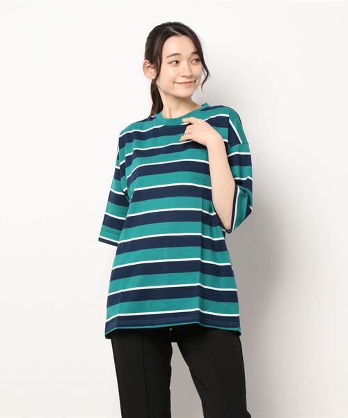 improves(インプローブス)の「レトロ ボーダー ルーズシルエット 半袖Tシャツ(Tシャツ/カットソー・メンズ・B/C/D/A/E・MEDIUM/LARGE/X-LARGE)」の9枚目の写真