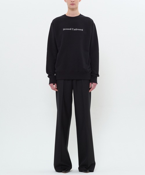 DRESSEDUNDRESSED(ドレスドアンドレスド)の「Logo Embroidered Sweatshirt(スウェット・メンズ・ホワイト/ブラック・2/4/3)」の3枚目の写真