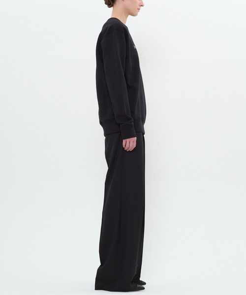 DRESSEDUNDRESSED(ドレスドアンドレスド)の「Logo Embroidered Sweatshirt(スウェット・メンズ・ホワイト/ブラック・2/4/3)」の4枚目の写真
