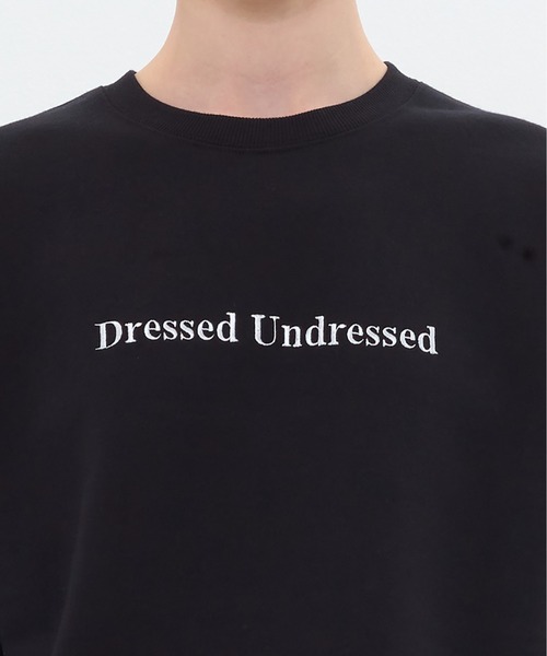 DRESSEDUNDRESSED(ドレスドアンドレスド)の「Logo Embroidered Sweatshirt(スウェット・メンズ・ホワイト/ブラック・2/4/3)」の6枚目の写真