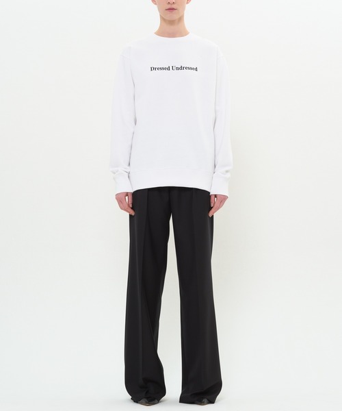 DRESSEDUNDRESSED(ドレスドアンドレスド)の「Logo Embroidered Sweatshirt(スウェット・メンズ・ホワイト/ブラック・2/4/3)」の8枚目の写真