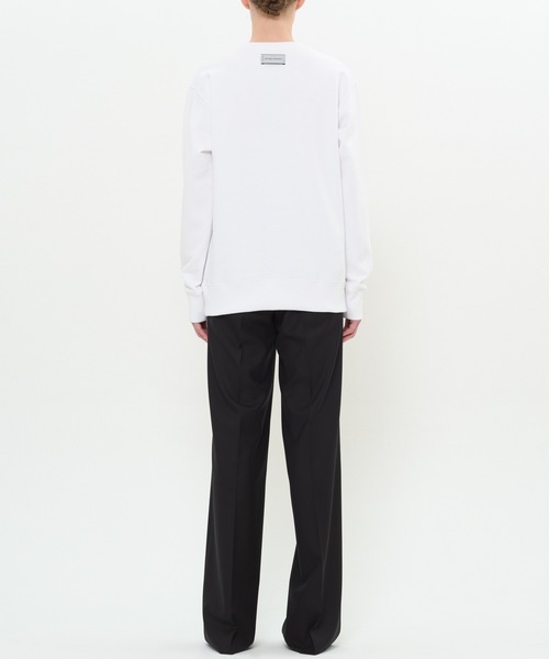 DRESSEDUNDRESSED(ドレスドアンドレスド)の「Logo Embroidered Sweatshirt(スウェット・メンズ・ホワイト/ブラック・2/4/3)」の10枚目の写真