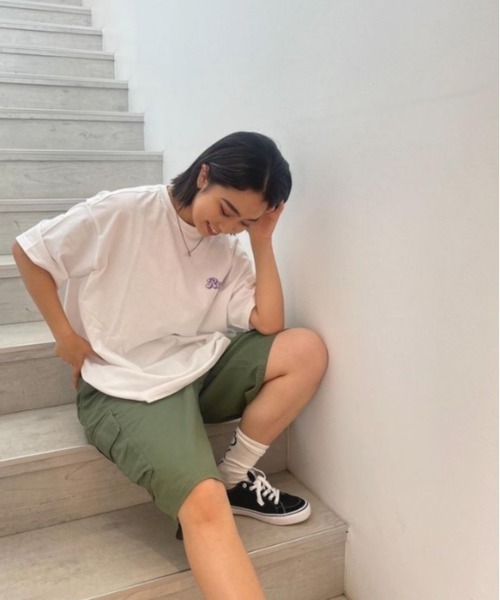 ROXY（ロキシー）の「SEE YOU AT ROXY/ロキシー半袖バックプリントTシャツ（Tシャツ/カットソー・レディース・イエロー/ナチュラル/パープル/ホワイト・SMALL/MEDIUM/LARGE）」の14枚目の写真