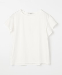 【定番人気】シルケットスムースフレアスリーブ カットソー