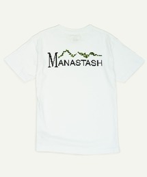 MANASTASH | MANASTASH N.A.U/マナスタッシュエヌエーユー　DIGITAL MOUNTAIN LOGO TEE デジタルマウンテンロゴティー(Tシャツ/カットソー)