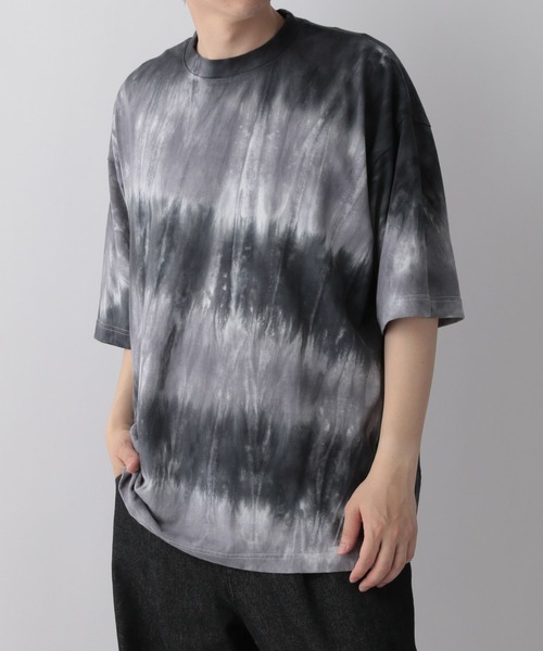 LOWRYS FARM（ローリーズファーム）の「タイダイＴシャツ　294369（Tシャツ/カットソー・メンズ・グレー系その他/イエロー系その他・MEDIUM/LARGE）」の13枚目の写真