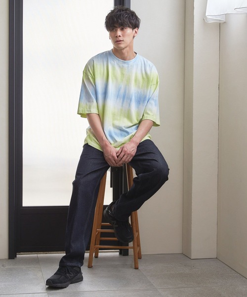 LOWRYS FARM（ローリーズファーム）の「タイダイＴシャツ　294369（Tシャツ/カットソー・メンズ・グレー系その他/イエロー系その他・MEDIUM/LARGE）」の8枚目の写真