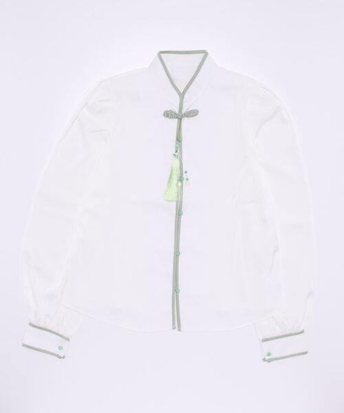 aimoha（アイモハ）の「チャイナ風ブラウス（シャツ/ブラウス・レディース・ホワイト/ピンク・SMALL/MEDIUM）」の20枚目の写真