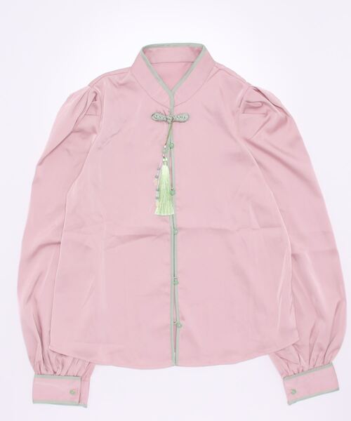 aimoha（アイモハ）の「チャイナ風ブラウス（シャツ/ブラウス・レディース・ホワイト/ピンク・SMALL/MEDIUM）」の15枚目の写真