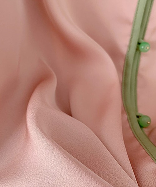 aimoha（アイモハ）の「チャイナ風ブラウス（シャツ/ブラウス・レディース・ホワイト/ピンク・SMALL/MEDIUM）」の11枚目の写真