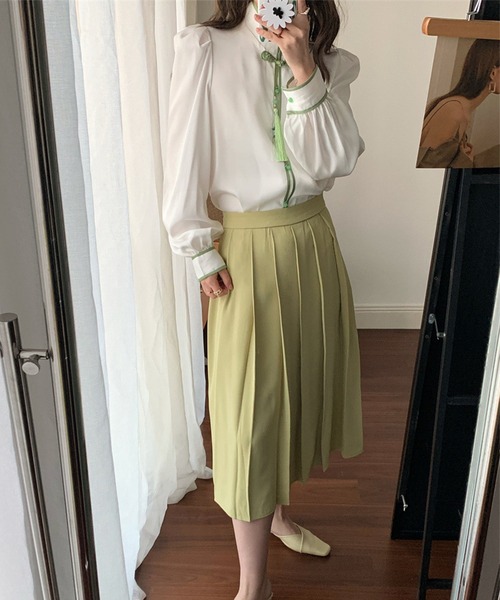 aimoha（アイモハ）の「チャイナ風ブラウス（シャツ/ブラウス・レディース・ホワイト/ピンク・SMALL/MEDIUM）」の21枚目の写真