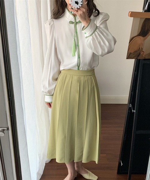 aimoha（アイモハ）の「チャイナ風ブラウス（シャツ/ブラウス・レディース・ホワイト/ピンク・SMALL/MEDIUM）」の16枚目の写真