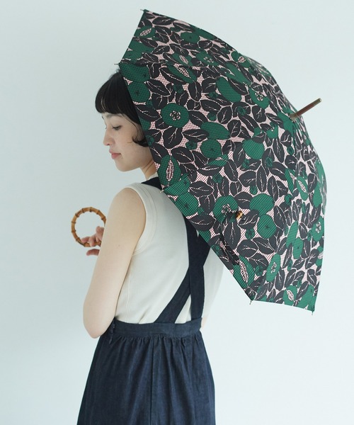 bulle de savon carin×gingham プリント 日傘 bulle de savon carin×gingham プリント 日傘