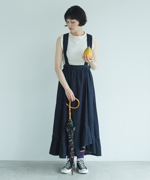 bulle de savon carin×gingham プリント 日傘 bulle de savon carin×gingham プリント 日傘