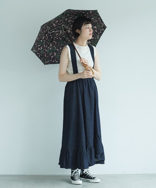 bulle de savon carin×gingham プリント 日傘 bulle de savon carin×gingham プリント 日傘