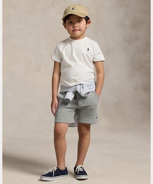 POLO RALPH LAUREN CHILDRENSWEAR(ポロ ラルフ ローレン チルドレンズウェア)の「コットン ジャージー クルーネック Tシャツ(Tシャツ/カットソー・キッズ・ホワイト・6/7/4/3)」の6枚目の写真