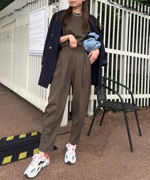 Ameri（アメリ）の「JERSEY EGG PANTS SET UP（つなぎ/オールインワン・グリーン系）」