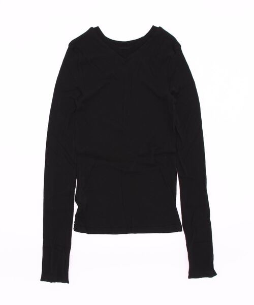 ＪＵＧＬＡＮＳ（ユグランス）の「☆ 【EDT】シアーテレコ2WAYトップス（Tシャツ/カットソー・レディース・ブラック/杢グレー・FREE）」の7枚目の写真