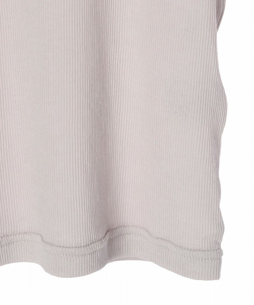 ＪＵＧＬＡＮＳ（ユグランス）の「☆ 【EDT】シアーテレコ2WAYトップス（Tシャツ/カットソー・レディース・ブラック/杢グレー・FREE）」の4枚目の写真