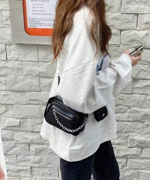 deux amour（ドゥーザムール）の「ウオレットミニBAG（ボディバッグ/ウエストポーチ・レディース・ブラック・FREE(9)）」の2枚目の写真