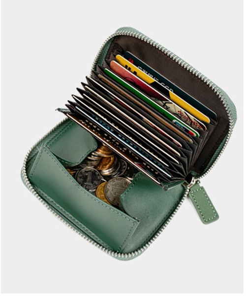 DAY CLOSET（デイ クローゼット）の「RFID スキミング防止じゃばらベーシックカードケース（カードケース・レディース・ブラック/グリーン/ミント/ライラック/イエロー・ONE SIZE）」の7枚目の写真