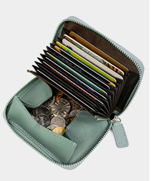 DAY CLOSET（デイ クローゼット）の「RFID スキミング防止じゃばらベーシックカードケース（カードケース・レディース・ブラック/グリーン/ミント/ライラック/イエロー・ONE SIZE）」の10枚目の写真