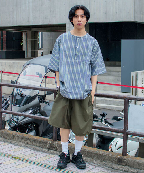 GLOSTER(グロスター)の「【GLOSTER/グロスター】《新定番》ミリタリースリーピングシャツ(シャツ/ブラウス・メンズ・ホワイト/ホワイト系その他/ブルー系その他/ライトパープル・M/L)」の9枚目の写真