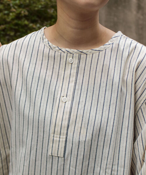 GLOSTER(グロスター)の「【GLOSTER/グロスター】《新定番》ミリタリースリーピングシャツ(シャツ/ブラウス・メンズ・ホワイト/ホワイト系その他/ブルー系その他/ライトパープル・M/L)」の14枚目の写真