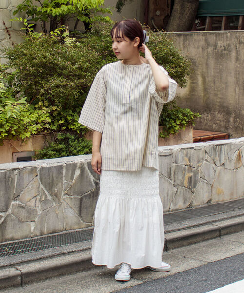 GLOSTER(グロスター)の「【GLOSTER/グロスター】《新定番》ミリタリースリーピングシャツ(シャツ/ブラウス・メンズ・ホワイト/ホワイト系その他/ブルー系その他/ライトパープル・M/L)」の17枚目の写真