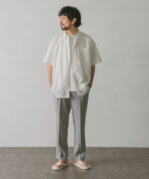 URBAN RESEARCH DOORS（アーバンリサーチドアーズ）の「コットンレギュラーカラーショートスリーブシャツ（シャツ/ブラウス・メンズ・オフホワイト/ピンク/ブルー系その他・MEDIUM/LARGE）」の10枚目の写真