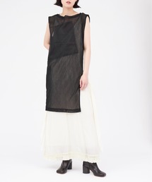 muller of yoshiokubo TULLE ASYMMETRY TOP