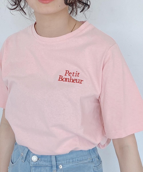 AS KNOW AS plus（アズノゥアズプラス）の「●選んでロゴ シルエット アソート バックプリントＴシャツ（Tシャツ/カットソー・レディース・オフホワイト/ブラック/グリーン/ピンク・FREE）」の22枚目の写真