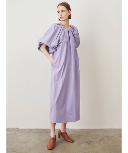 ELENDEEK（エレンディーク）の「ビックバルーンスリーブワンピース（ワンピース・レディース・ベージュ/ラベンダー/ブラック・02/01）」の11枚目の写真