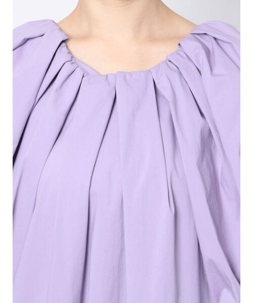 ELENDEEK（エレンディーク）の「ビックバルーンスリーブワンピース（ワンピース・レディース・ベージュ/ラベンダー/ブラック・02/01）」の18枚目の写真