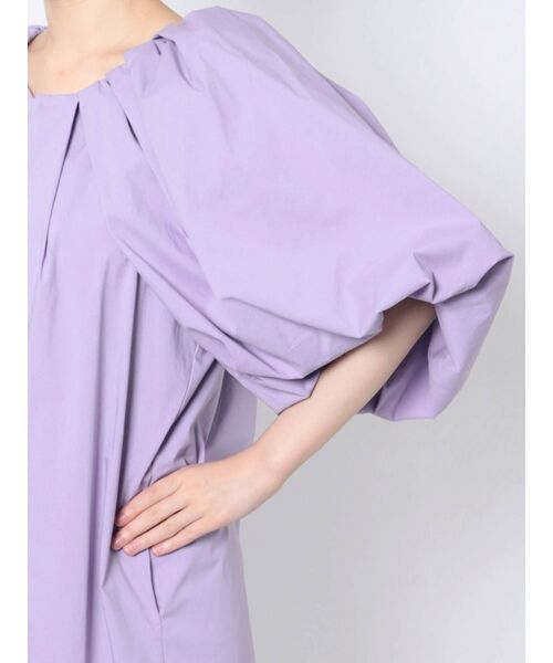 ELENDEEK（エレンディーク）の「ビックバルーンスリーブワンピース（ワンピース・レディース・ベージュ/ラベンダー/ブラック・02/01）」の19枚目の写真