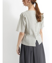 Te chichi | 肩タックボリューム袖カノコカットソー(ニット/セーター)