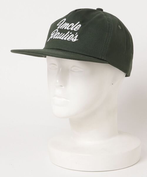 B'2nd（ビーセカンド）の「Uncle Paulie's アンクル・ポーリーズ/TWILL LOGO HAT Corduroy SNAPBACK CAP（キャップ・メンズ・ベージュ/グリーン・F）」の2枚目の写真