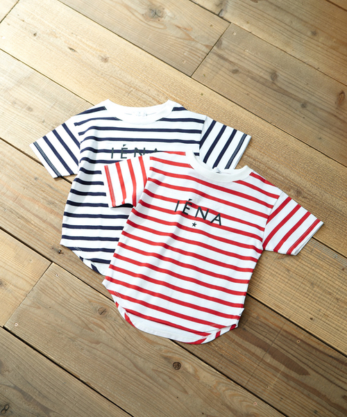 IENA ENFANT（イエナアンファン）の「《追加》【BASIC】ボーダーエトワールロゴ半袖Tシャツ kids（90‐140cm）（Tシャツ/カットソー・キッズ・ネイビー/レッド・SMALL/MEDIUM/LARGE）」の21枚目の写真