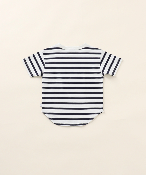 IENA ENFANT（イエナアンファン）の「《追加》【BASIC】ボーダーエトワールロゴ半袖Tシャツ kids（90‐140cm）（Tシャツ/カットソー・キッズ・ネイビー/レッド・SMALL/MEDIUM/LARGE）」の11枚目の写真