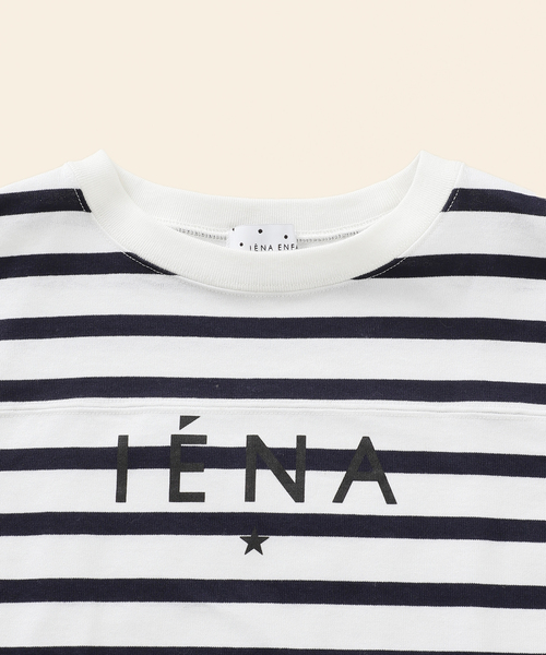 IENA ENFANT（イエナアンファン）の「《追加》【BASIC】ボーダーエトワールロゴ半袖Tシャツ kids（90‐140cm）（Tシャツ/カットソー・キッズ・ネイビー/レッド・SMALL/MEDIUM/LARGE）」の12枚目の写真