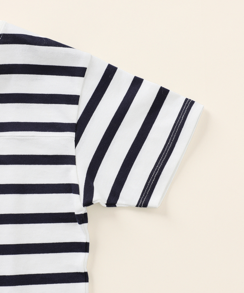 IENA ENFANT（イエナアンファン）の「《追加》【BASIC】ボーダーエトワールロゴ半袖Tシャツ kids（90‐140cm）（Tシャツ/カットソー・キッズ・ネイビー/レッド・SMALL/MEDIUM/LARGE）」の14枚目の写真