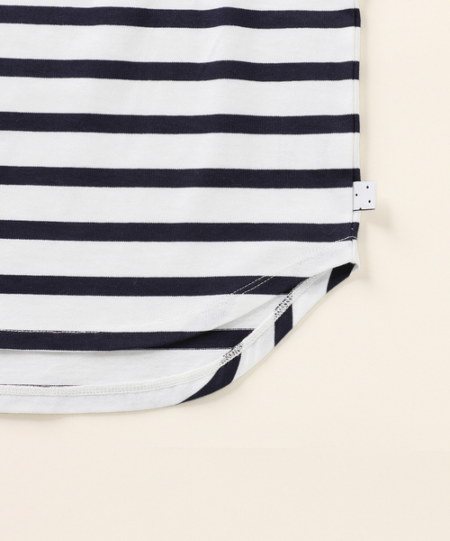 IENA ENFANT（イエナアンファン）の「《追加》【BASIC】ボーダーエトワールロゴ半袖Tシャツ kids（90‐140cm）（Tシャツ/カットソー・キッズ・ネイビー/レッド・SMALL/MEDIUM/LARGE）」の15枚目の写真