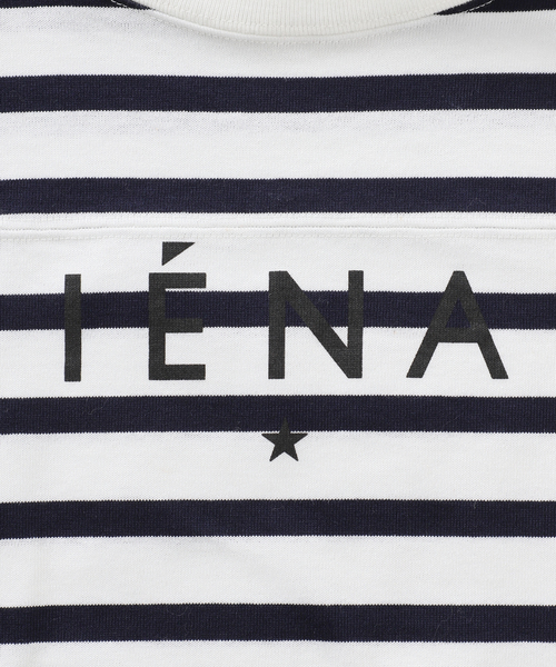 IENA ENFANT（イエナアンファン）の「《追加》【BASIC】ボーダーエトワールロゴ半袖Tシャツ kids（90‐140cm）（Tシャツ/カットソー・キッズ・ネイビー/レッド・SMALL/MEDIUM/LARGE）」の5枚目の写真