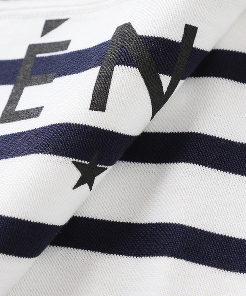 IENA ENFANT（イエナアンファン）の「《追加》【BASIC】ボーダーエトワールロゴ半袖Tシャツ kids（90‐140cm）（Tシャツ/カットソー・キッズ・ネイビー/レッド・SMALL/MEDIUM/LARGE）」の6枚目の写真