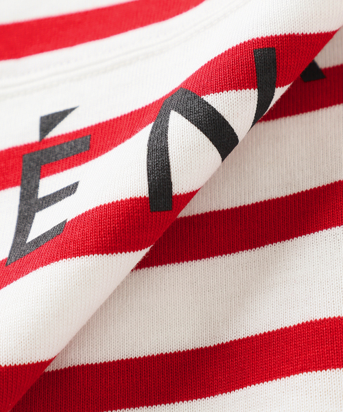 IENA ENFANT（イエナアンファン）の「《追加》【BASIC】ボーダーエトワールロゴ半袖Tシャツ kids（90‐140cm）（Tシャツ/カットソー・キッズ・ネイビー/レッド・SMALL/MEDIUM/LARGE）」の8枚目の写真