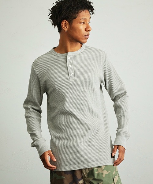 Alpha Industries（アルファインダストリーズ）の「ワッフル ヘンリー