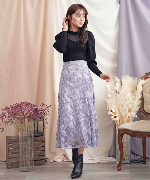 NOELA（ノエラ）の「モールエンブロイダリースカート（スカート）」 - WEAR