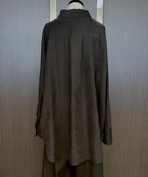 PAGEBOY（ページボーイ）の「ソフトピーチルーズシャツ（シャツ/ブラウス・レディース・ブルー系その他/オフホワイト/ブラック/オレンジ・FREE）」の22枚目の写真