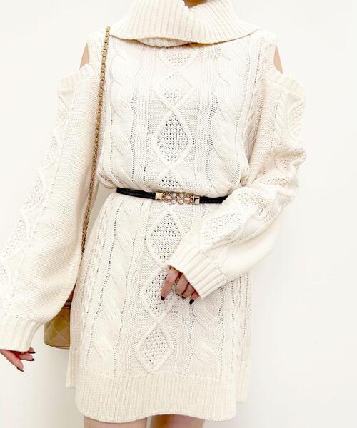 INGNI（イング）の「パールバックルゴムベルト／A（ベルト・レディース・アイボリー/ブラック/ブラウン・ONE SIZE）」の8枚目の写真