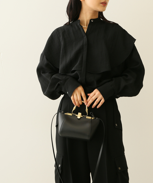 journal standard L'essage(ジャーナルスタンダードレサージュ)の「ダブルヨークシャツ(シャツ/ブラウス・レディース・ブラック/アイボリー・FREE)」の17枚目の写真